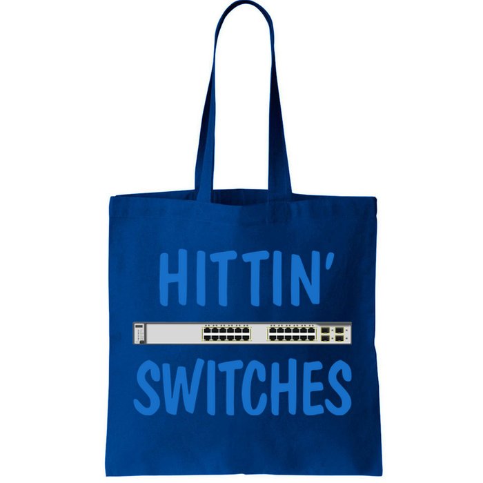 Hitting Switches Funny Network Systems Engineer Gift Tote Bag