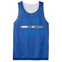 Hitting Switches Funny Network Systems Engineer Gift Mesh Reversible Basketball Jersey Tank