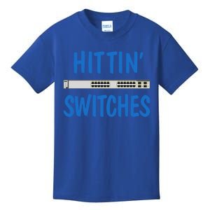 Hitting Switches Funny Network Systems Engineer Gift Kids T-Shirt