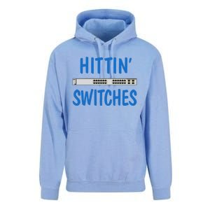 Hitting Switches Funny Network Systems Engineer Gift Unisex Surf Hoodie