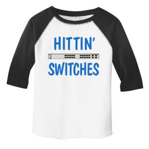 Hitting Switches Funny Network Systems Engineer Gift Toddler Fine Jersey T-Shirt