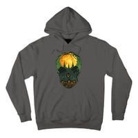 Halloween Spooky Full Moon Castle Skull Tall Hoodie