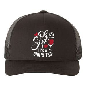 Hello Summer Family Vacation Oh Sip Its A Trip Yupoong Adult 5-Panel Trucker Hat