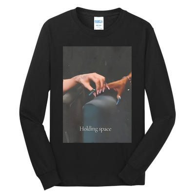 Holding Space For The Lyrics Of Defying Tall Long Sleeve T-Shirt