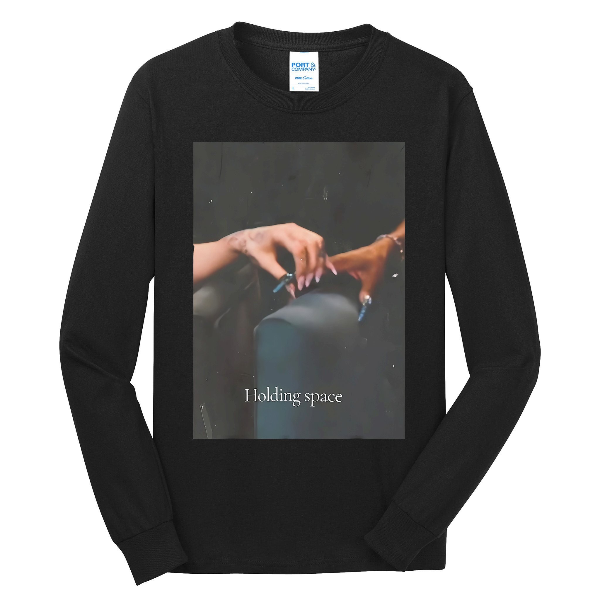 Holding Space For The Lyrics Of Defying Tall Long Sleeve T-Shirt