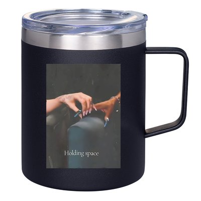 Holding Space For The Lyrics Of Defying 12oz Stainless Steel Coffee Mug