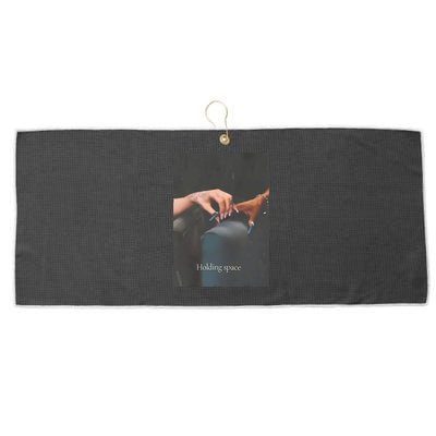 Holding Space For The Lyrics Of Defying Large Microfiber Waffle Golf Towel