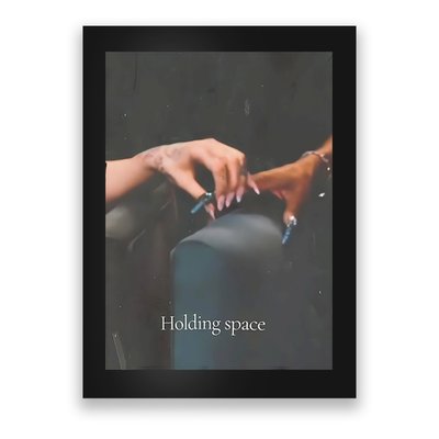 Holding Space For The Lyrics Of Defying Poster