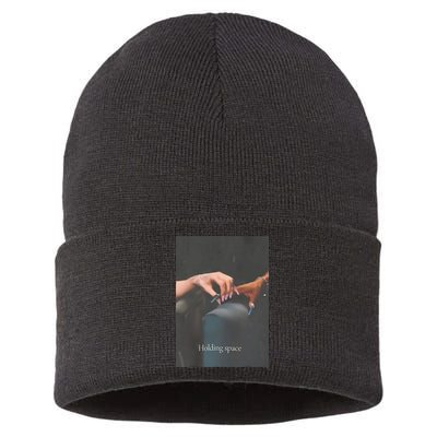 Holding Space For The Lyrics Of Defying Sustainable Knit Beanie