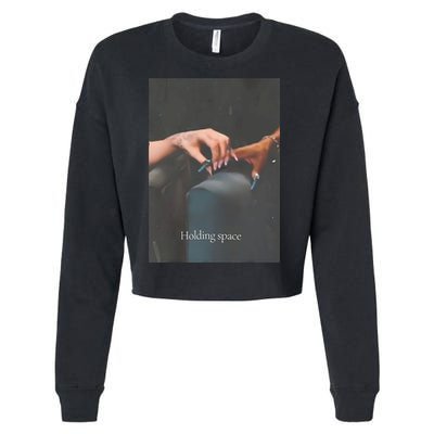 Holding Space For The Lyrics Of Defying Cropped Pullover Crew