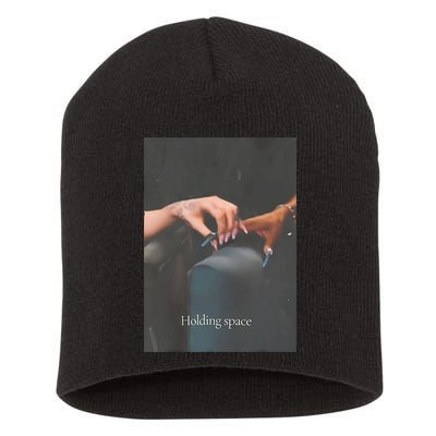 Holding Space For The Lyrics Of Defying Short Acrylic Beanie