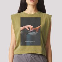 Holding Space For The Lyrics Of Defying Garment-Dyed Women's Muscle Tee