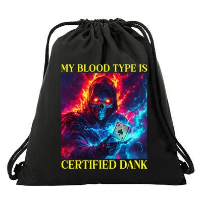 Hard Skeleton Funny Oddly Specific Dank Meme Drawstring Bag