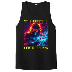 Hard Skeleton Funny Oddly Specific Dank Meme PosiCharge Competitor Tank