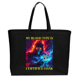 Hard Skeleton Funny Oddly Specific Dank Meme Cotton Canvas Jumbo Tote