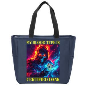 Hard Skeleton Funny Oddly Specific Dank Meme Zip Tote Bag