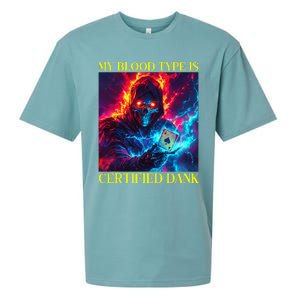 Hard Skeleton Funny Oddly Specific Dank Meme Sueded Cloud Jersey T-Shirt