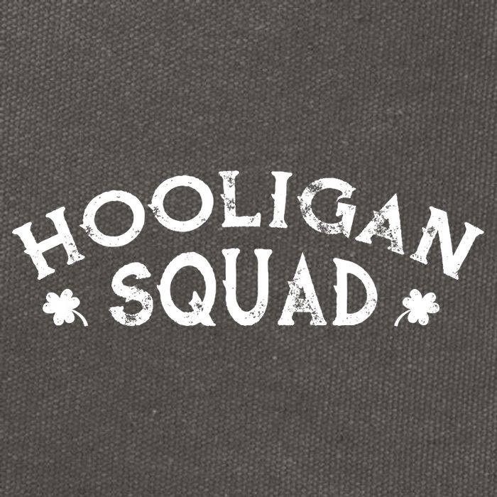 Hooligan Squad Funny St. Patrick's Day Irish Matching Group Cotton Canvas Backpack