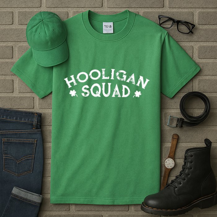 Hooligan Squad Funny St. Patrick's Day Irish Matching Group Tall T-Shirt