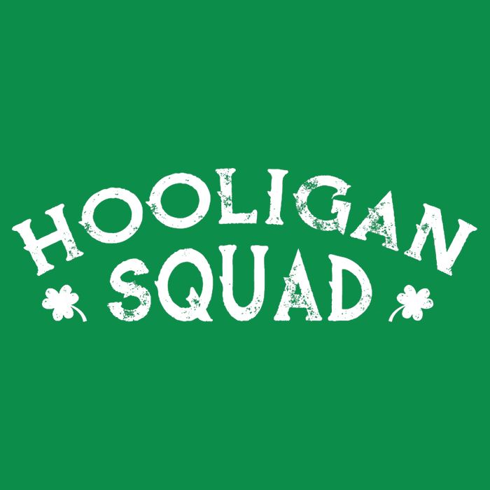 Hooligan Squad Funny St. Patrick's Day Irish Matching Group Tall T-Shirt