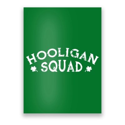 Hooligan Squad Funny St. Patrick's Day Irish Matching Group Poster