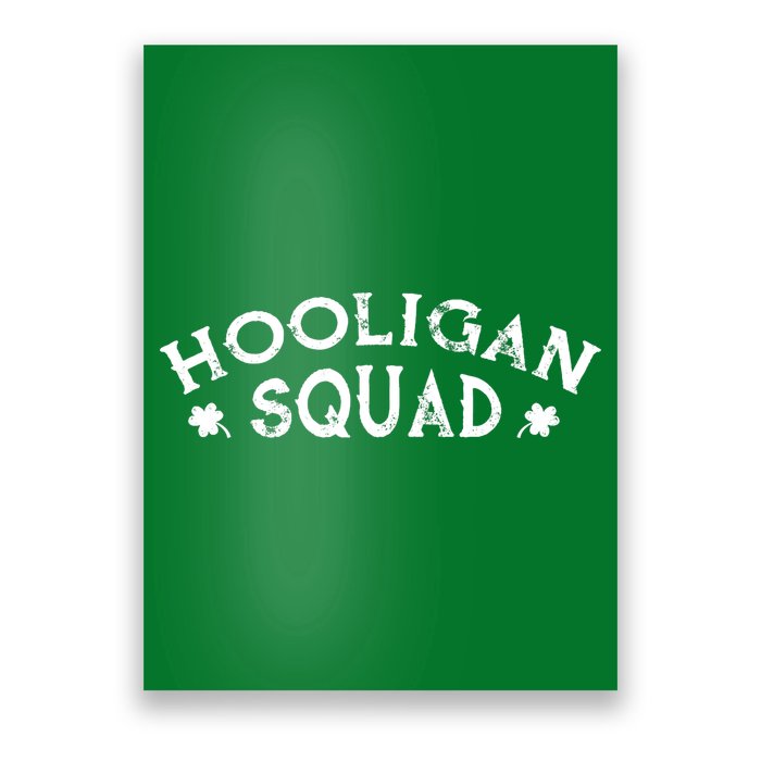 Hooligan Squad Funny St. Patrick's Day Irish Matching Group Poster