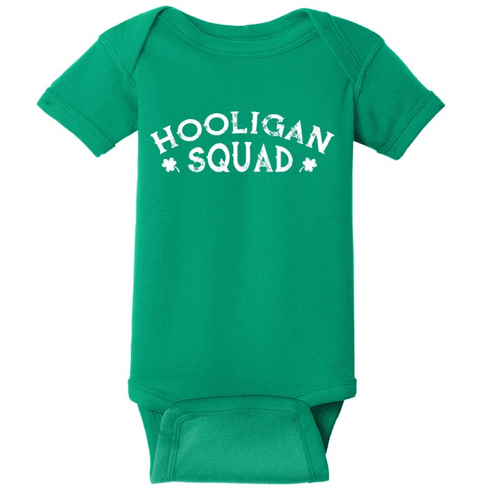 Hooligan Squad Funny St. Patrick's Day Irish Matching Group Baby Bodysuit