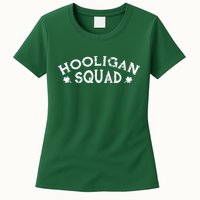 Hooligan Squad Funny St. Patrick's Day Irish Matching Group Womens T-Shirt