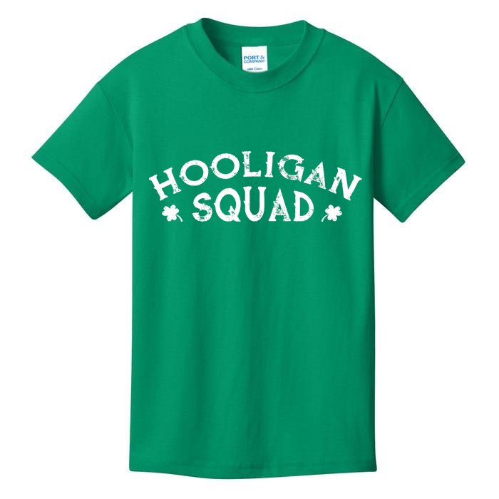 Hooligan Squad Funny St. Patrick's Day Irish Matching Group Kids T-Shirt