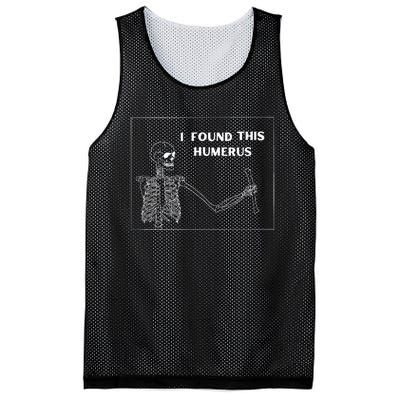 Humerus Skeleton Funny Halloween Mesh Reversible Basketball Jersey Tank