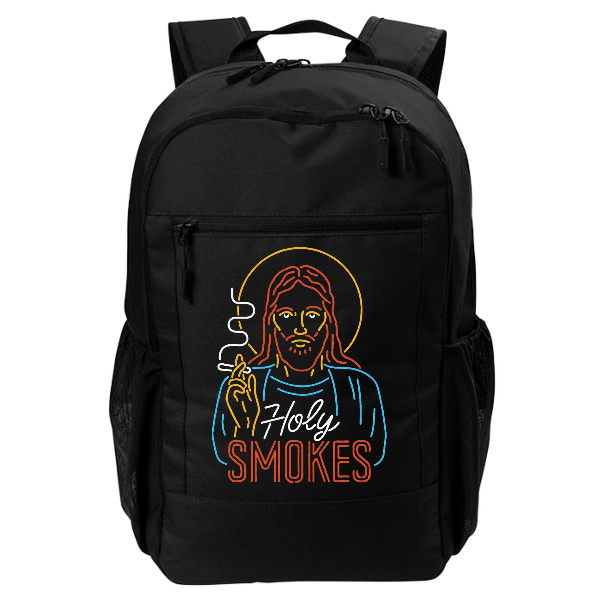Holy Smokes Funny Jesus Backpack