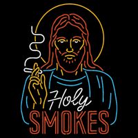 Holy Smokes Funny Jesus Backpack