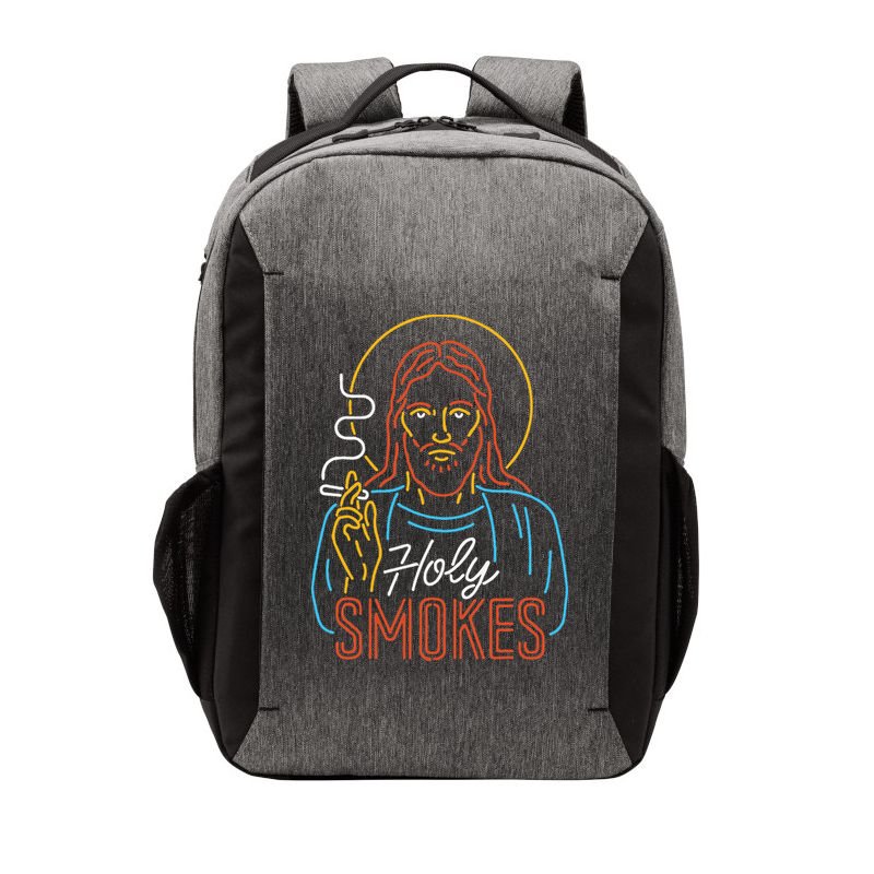 Holy Smokes Funny Jesus Vector Backpack