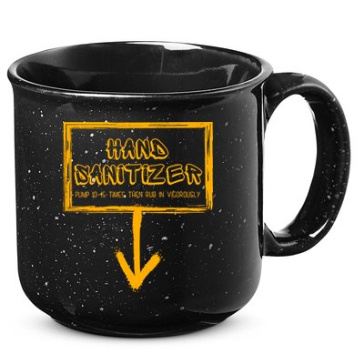 Hand Sanitizer Funny Adult Humor Xmas Gag 15oz Campfire Ceramic Mug
