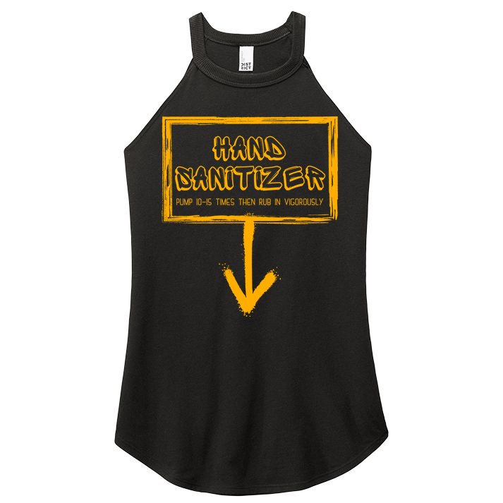 Hand Sanitizer Funny Adult Humor Xmas Gag Women's Perfect Tri Rocker Tank