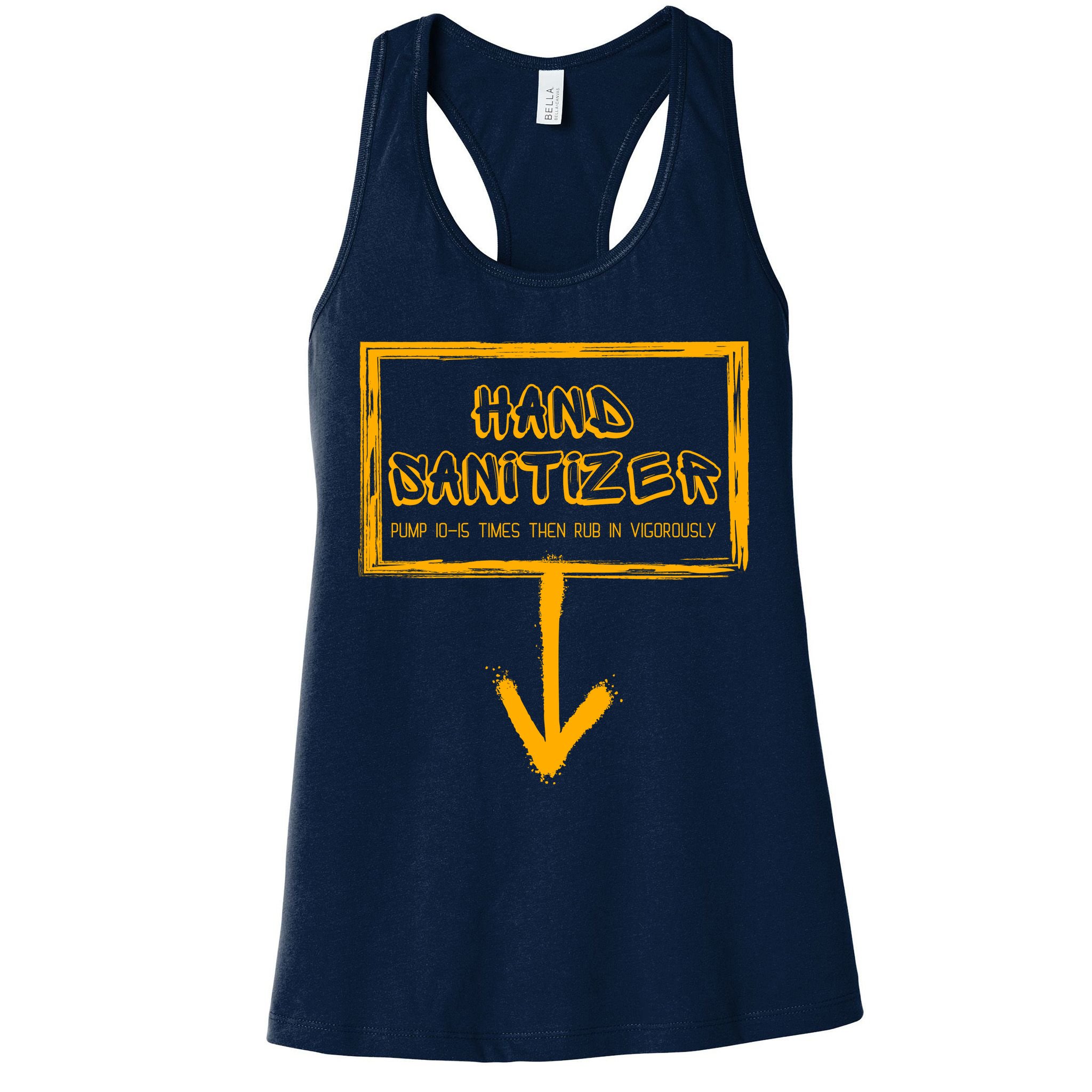Hand Sanitizer Funny Adult Humor Xmas Gag Womens Tank Top