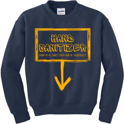 Hand Sanitizer Funny Adult Humor Xmas Gag Kids Sweatshirt