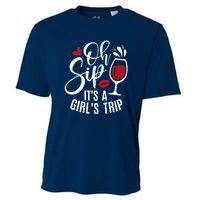 Hello Summer Family Vacation Oh Sip Its A Trip Cooling Performance Crew T-Shirt