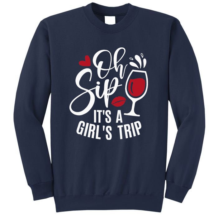 Hello Summer Family Vacation Oh Sip Its A Trip Sweatshirt