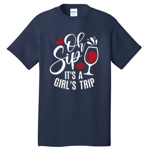 Hello Summer Family Vacation Oh Sip Its A Trip Tall T-Shirt