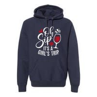 Hello Summer Family Vacation Oh Sip Its A Trip Premium Hoodie