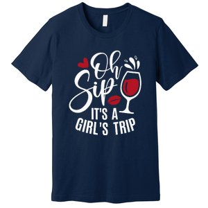 Hello Summer Family Vacation Oh Sip Its A Trip Premium T-Shirt