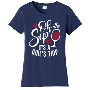 Hello Summer Family Vacation Oh Sip Its A Trip Women's T-Shirt