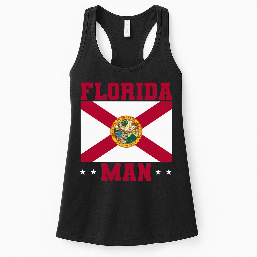 Home State Floridian Florida Man Womens Tank Top
