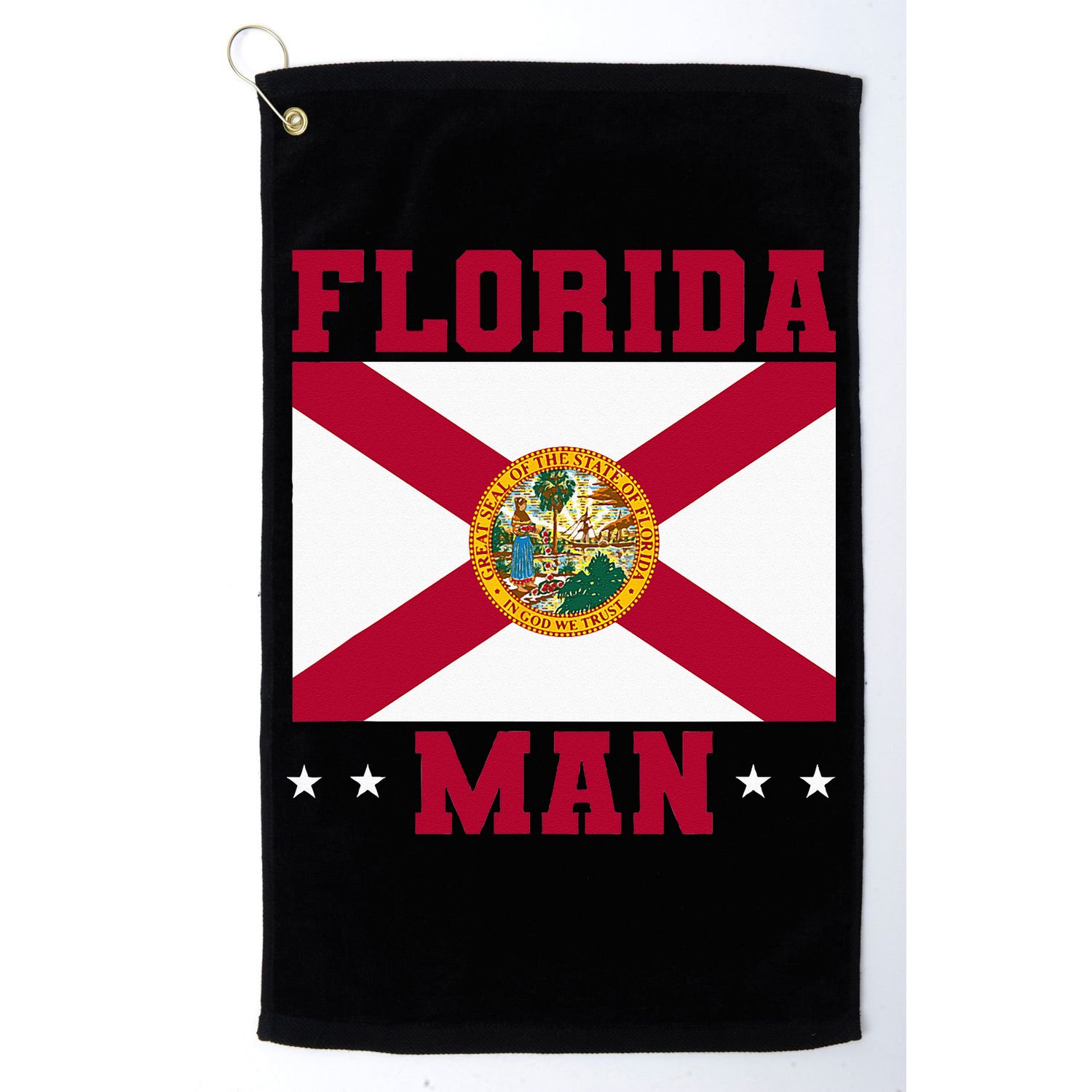 Home State Floridian Florida Man Golf Towel