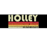 Holley Surname Funny Retro Vintage 80s 90s Birthday Reunion Bumper Sticker