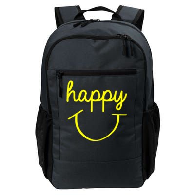 Happy Smiley Face Shirt Daily Commute Backpack