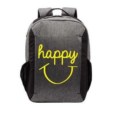 Happy Smiley Face Shirt Vector Backpack