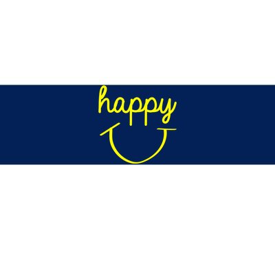 Happy Smiley Face Shirt Bumper Sticker