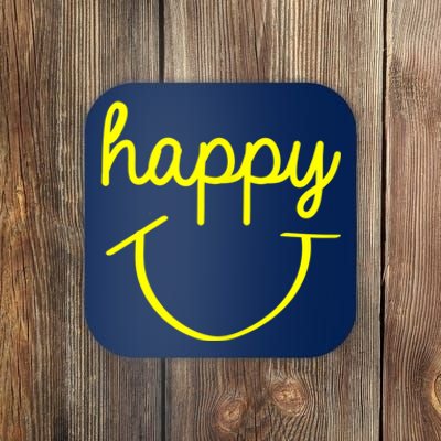 Happy Smiley Face Shirt Coaster